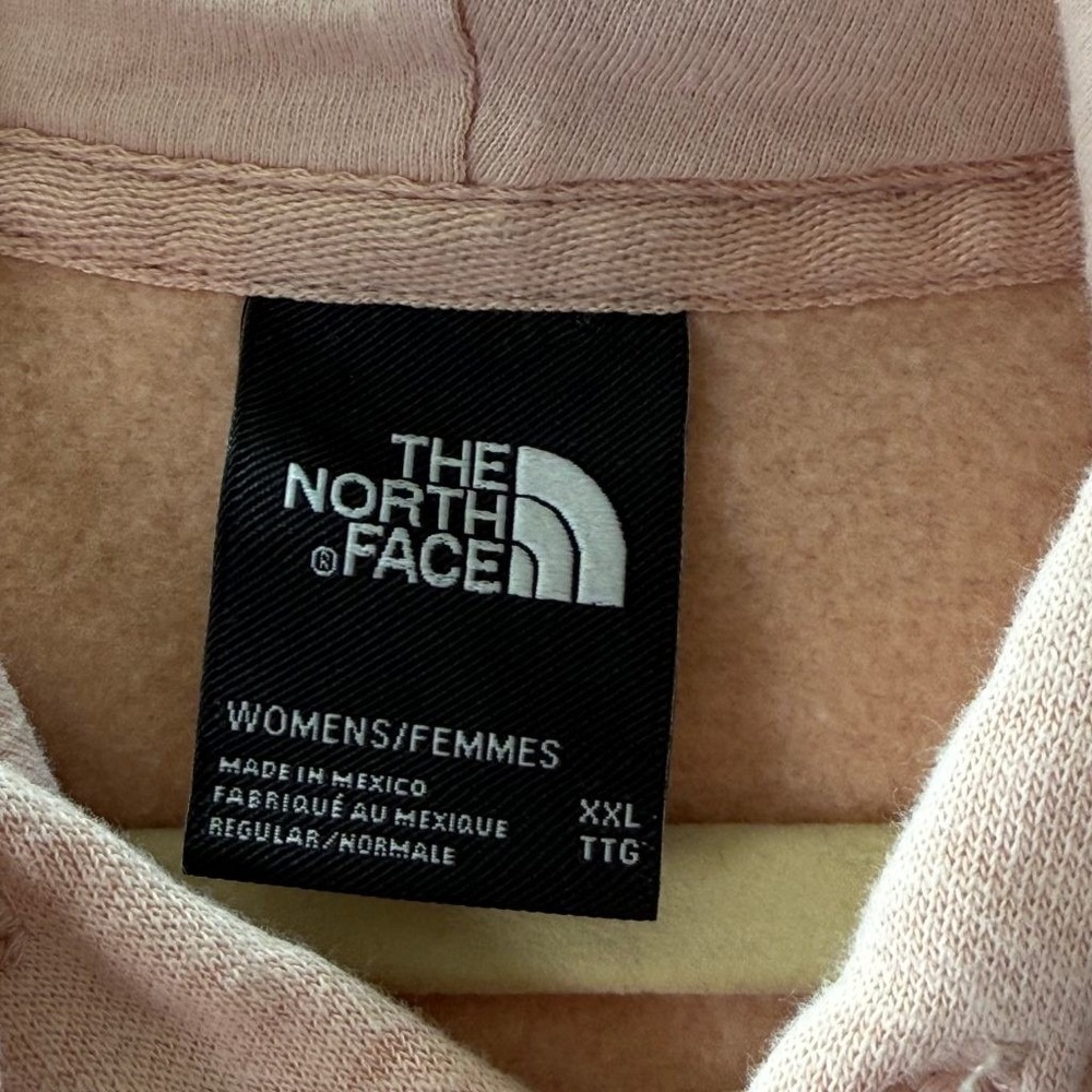 The North Face Womens XXL Pink Half Dome Logo Fleece Lined Pullover Hoodie - Picture 2 of 7